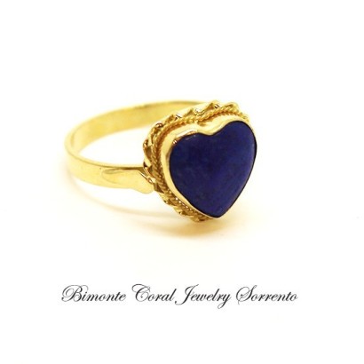 "Blue Heart" Lapis Lazuli Stone Ring