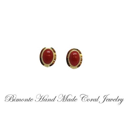 "Traditional"Red Coral Earrings
