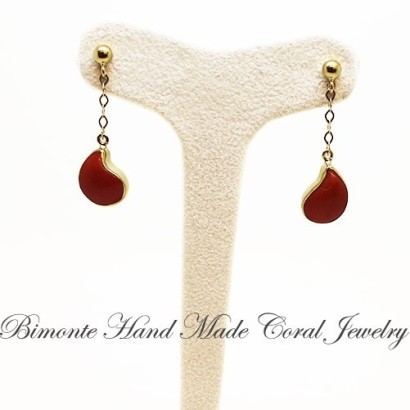 "Goccia" Coral Earrings