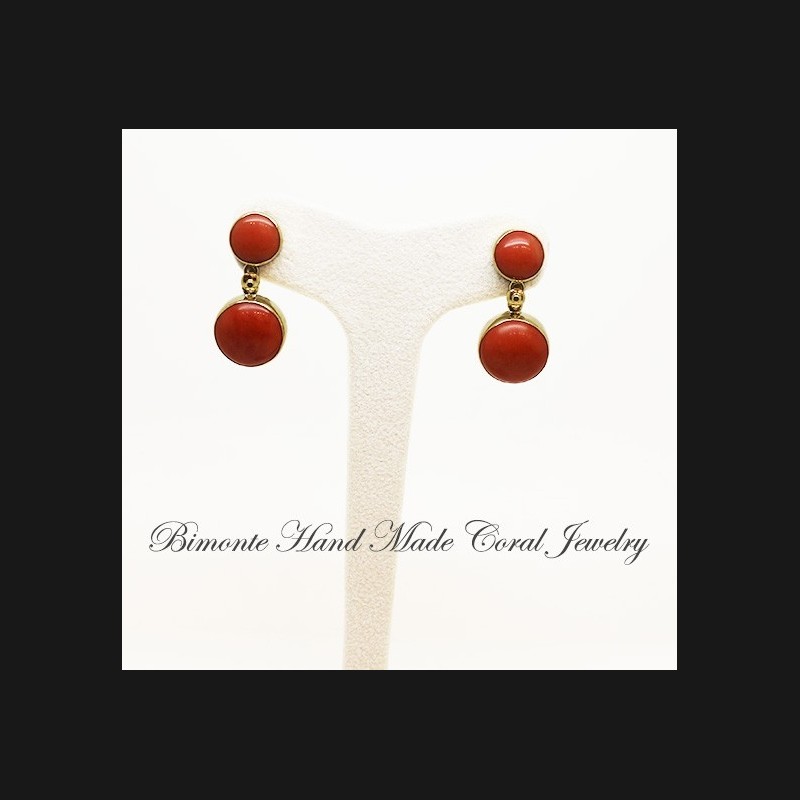 "Dudu"Coral Earrings