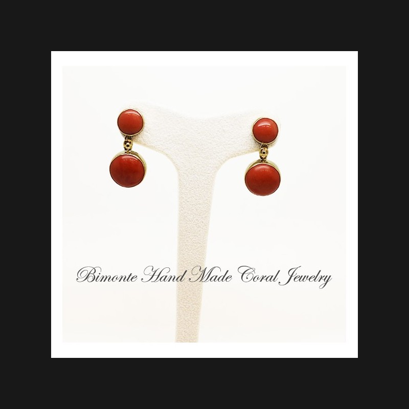 "Dudu"Coral Earrings