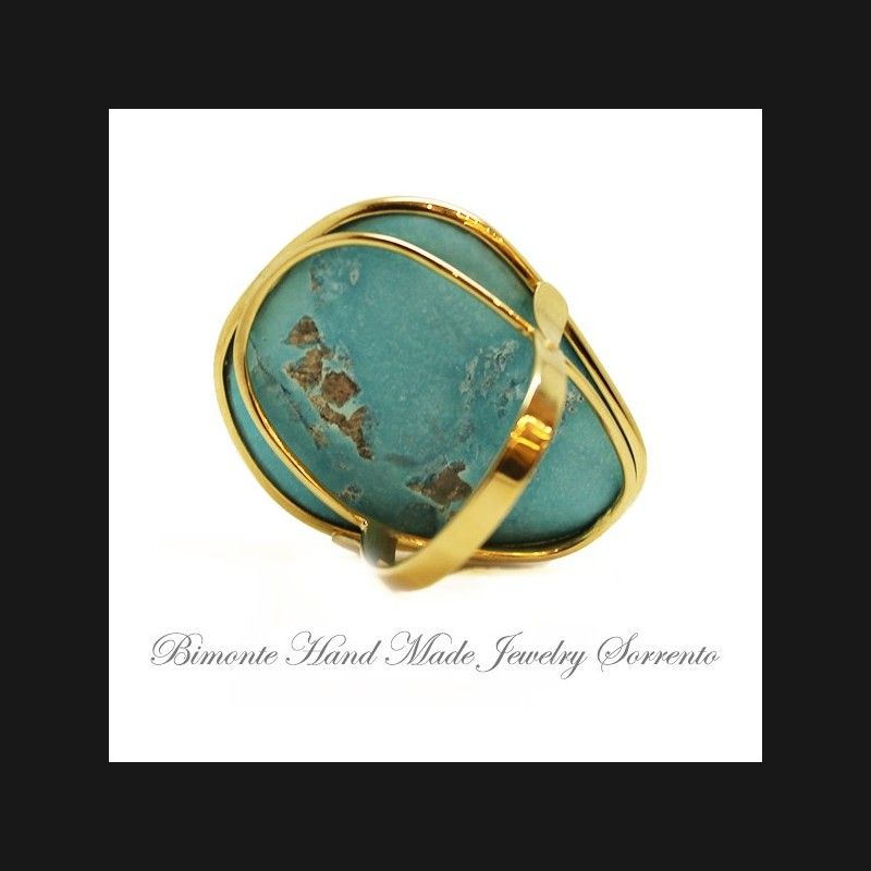 "Earth"Turquoise Stone Ring