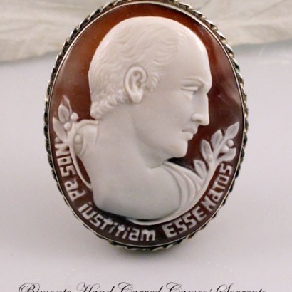 "Cicerone" Cameo Brooch and Pendant