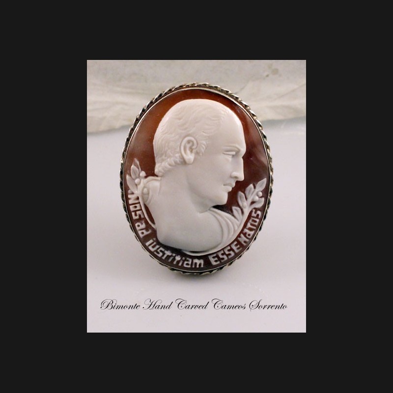 "Cicerone" Cameo Brooch and Pendant