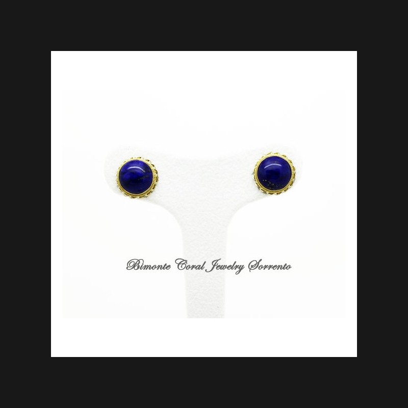 "Rondò" Lapis Lazuli Stone Earrings