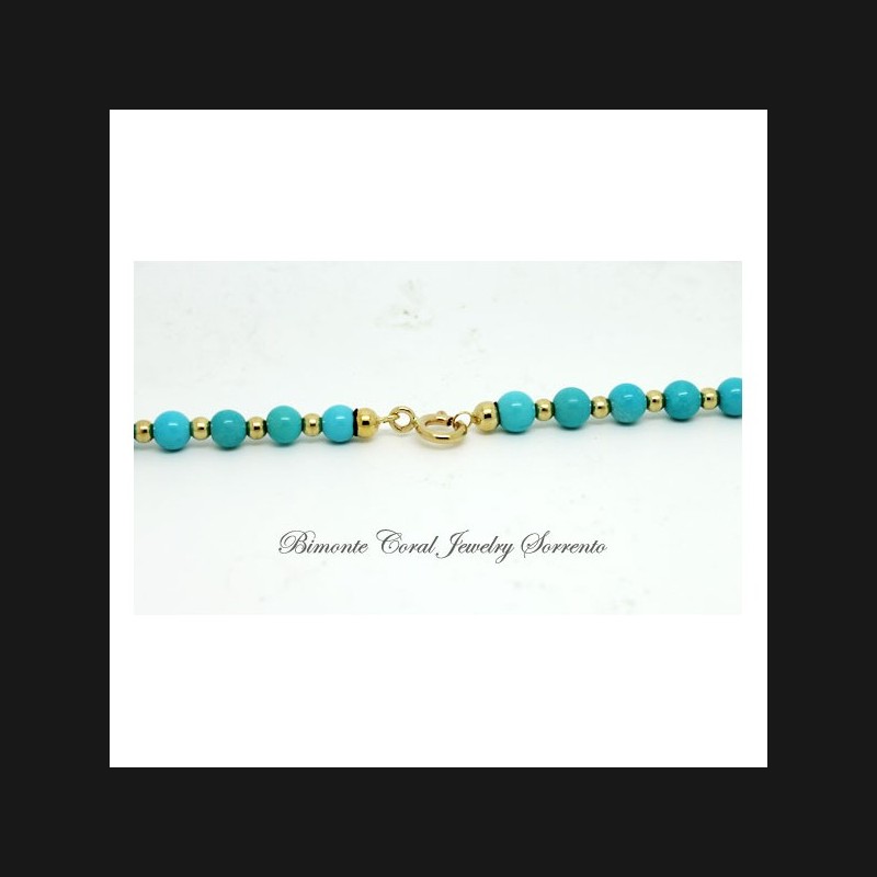 "Cielo" Turquoise Stone Necklace