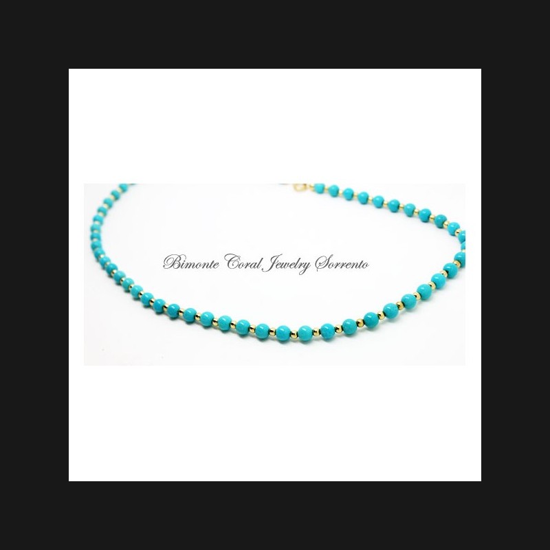 "Cielo" Turquoise Stone Necklace