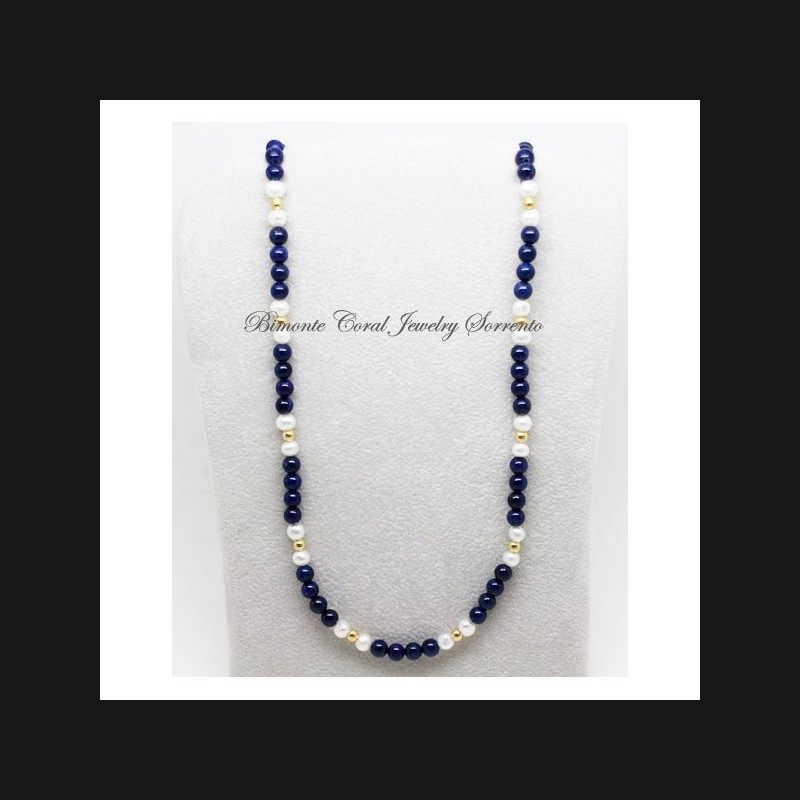 "Amalfi Coast Blue" Lapis Lazuli Necklace