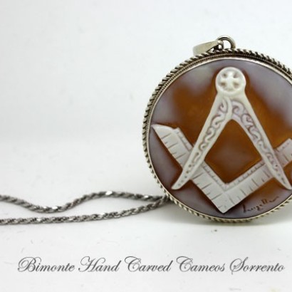 "Freemason" Cameo Necklace