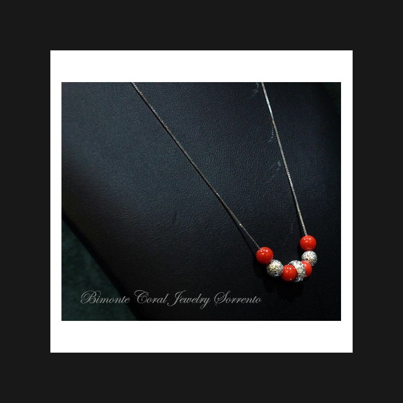 "Emilia" Red Coral Necklace