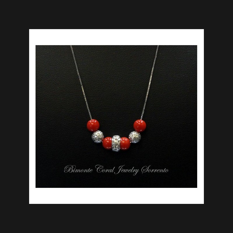 "Emilia" Red Coral Necklace