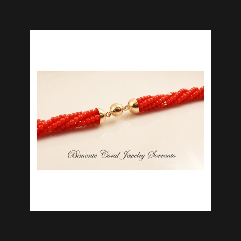 "Stelle" Coral Necklace