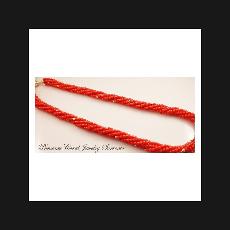 "Stelle" Coral Necklace