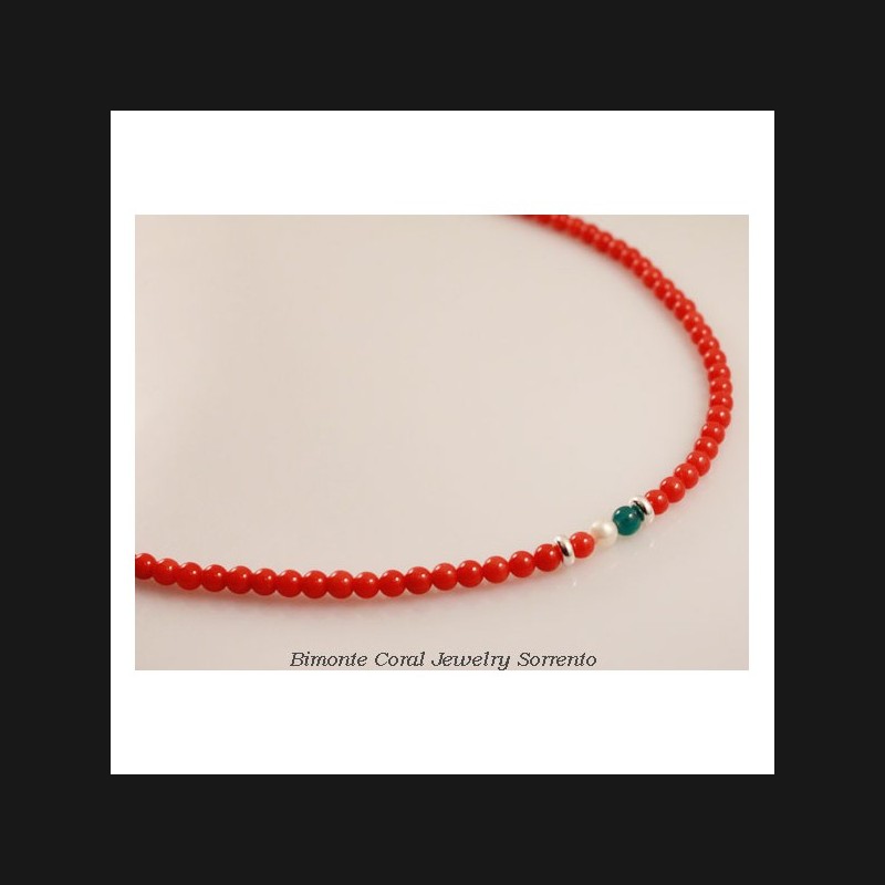 "Italiano" Coral Necklace