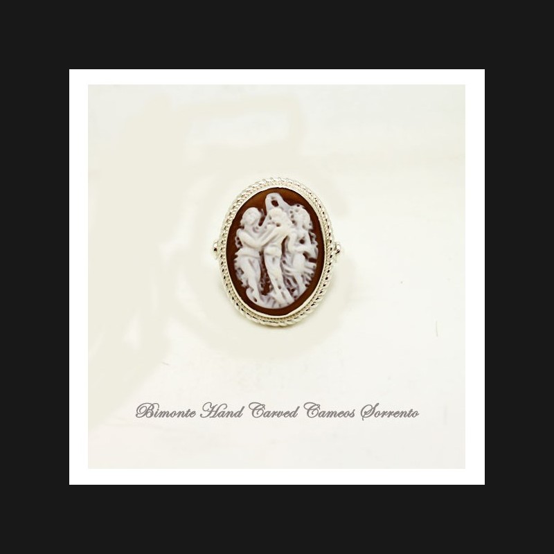 "Three Graces" Cameo Ring