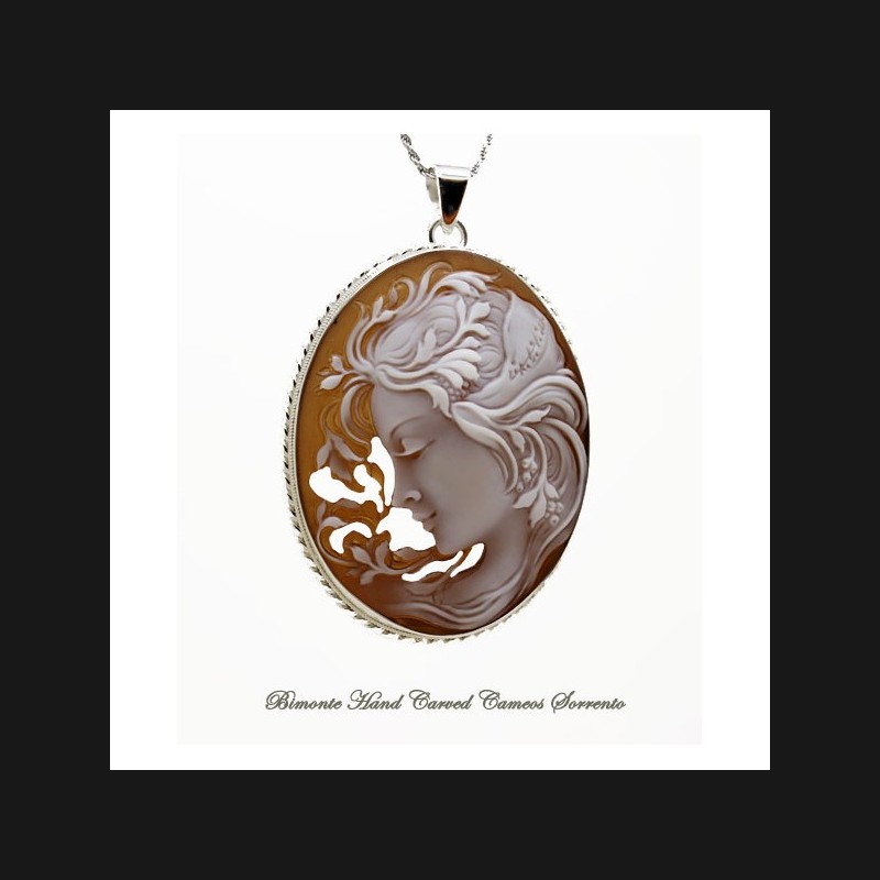 "Bella Flora" Cameo Necklace