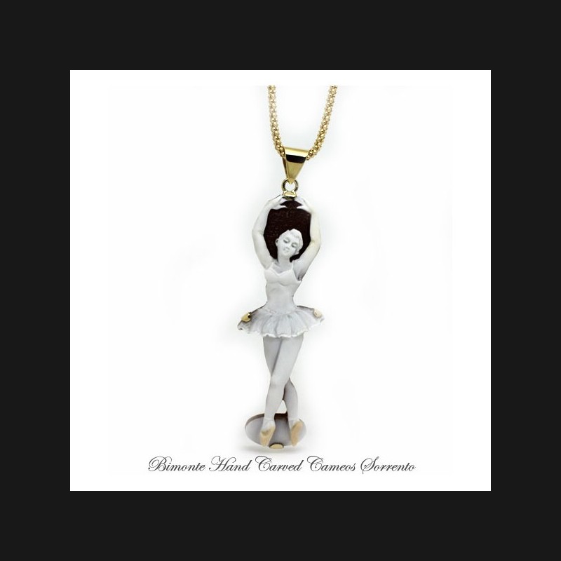 "Ballerina" Cameo Necklace