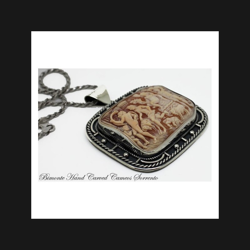 "Il Carro di Cerere" Cameo Necklace