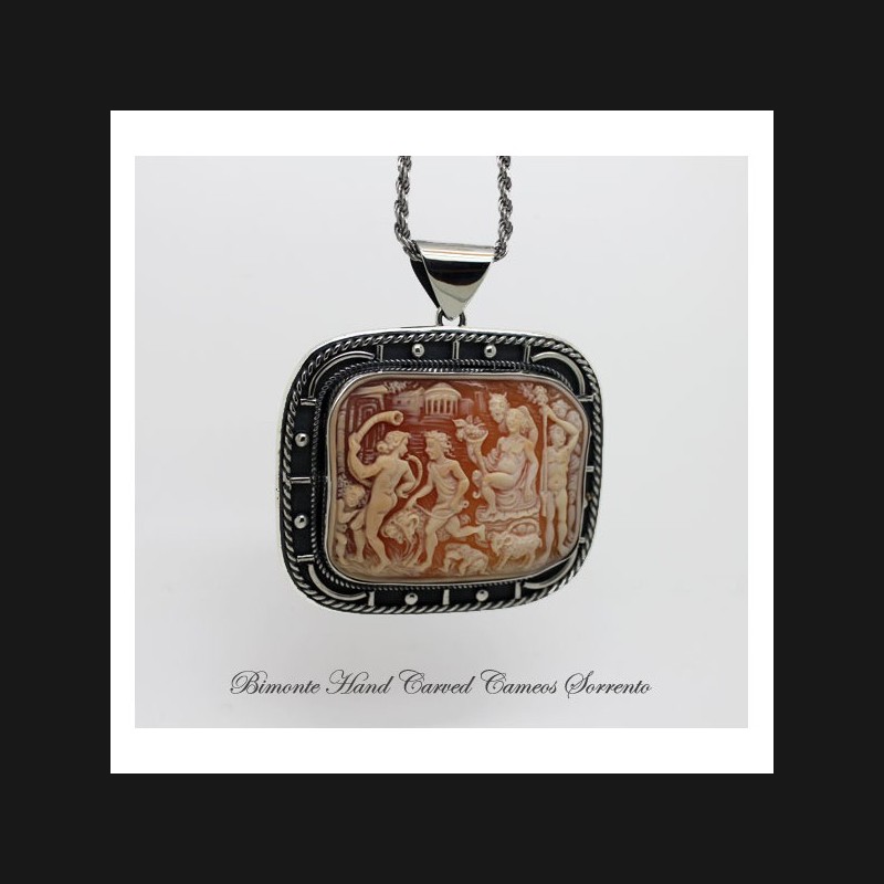 "Il Carro di Cerere" Cameo Necklace