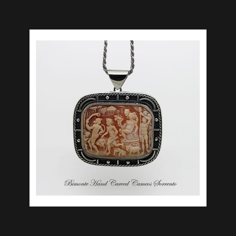 "Il Carro di Cerere" Cameo Necklace