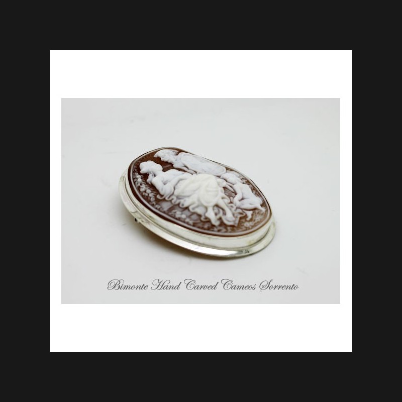 "The Story of the Beauty" Cameo Brooch and Pendant