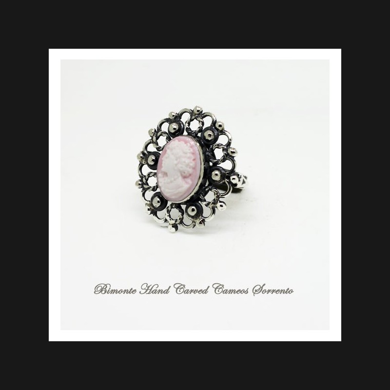 "La Flora Antica" Cameo Ring