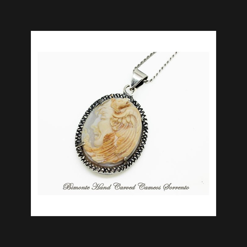 "Medusa- Protection" Cameo Necklace