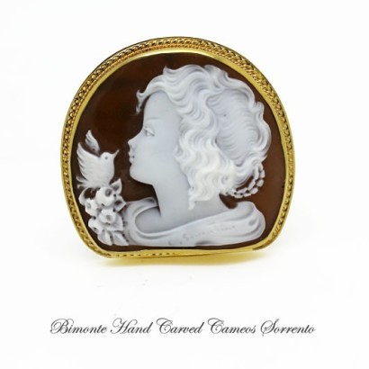 "The Young Girl" Cameo Brooch and Pendant