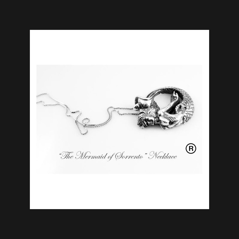 "The Mermaid of Sorrento" Silver Necklace