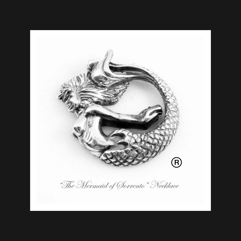 "The Mermaid of Sorrento" Silver Necklace