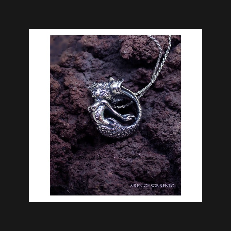 "The Mermaid of Sorrento" Silver Necklace