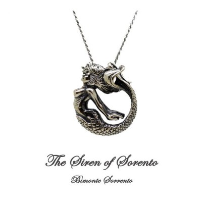 "The Mermaid of Sorrento" Silver Necklace