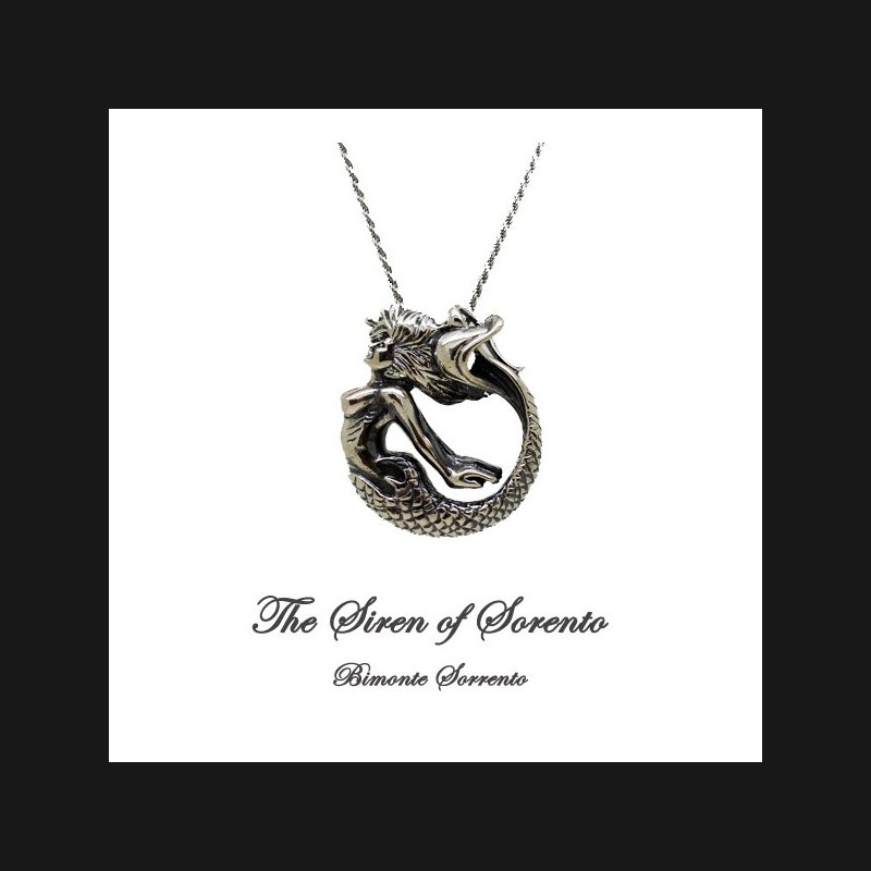 "The Mermaid of Sorrento" Silver Necklace