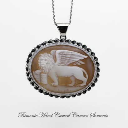 "The Lion of Venice" Cameo Necklace