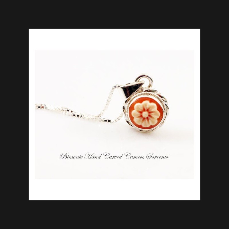 "The Flower of Joy" Cameo Necklace