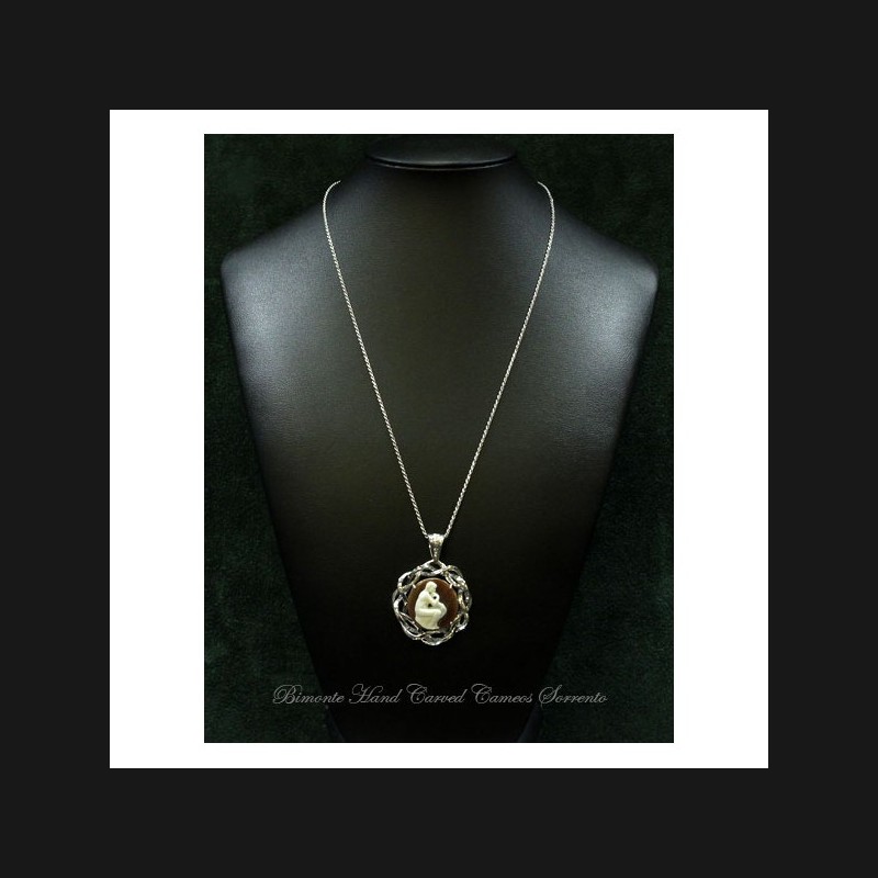 "The Thinker" Cameo Necklace