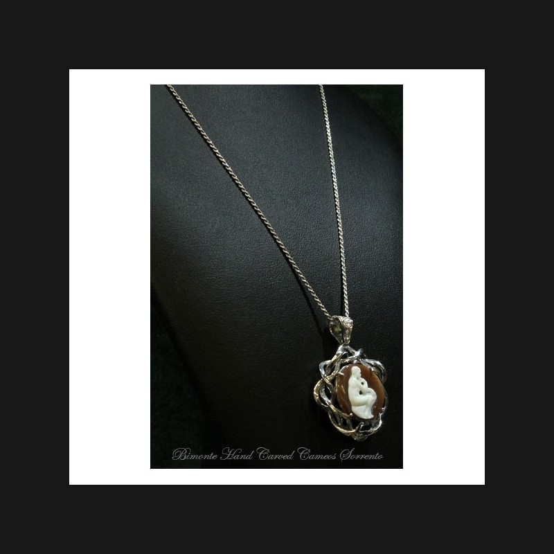 "The Thinker" Cameo Necklace