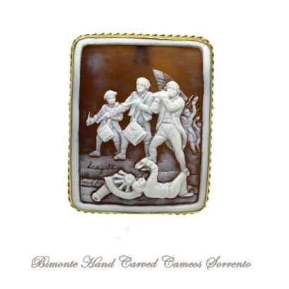 "The Spirit of the '76" Cameo Brooch and Pendant