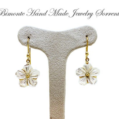 ''White Flower'' Earrings