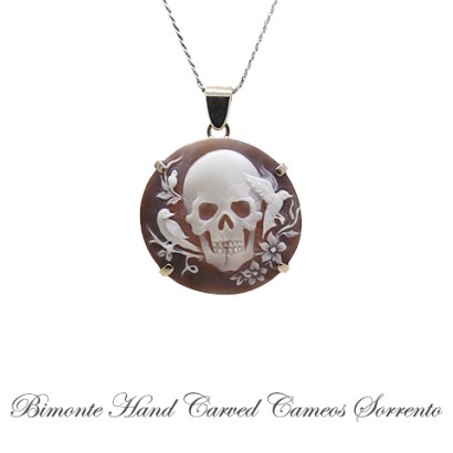 ''Memento Mori'' Cameo Necklace