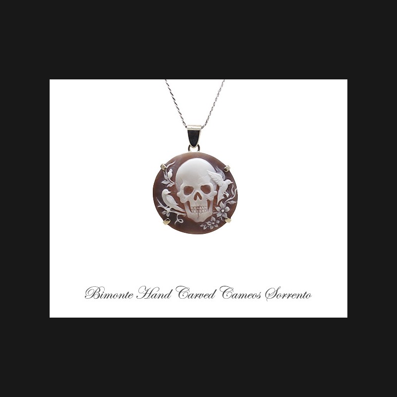 ''Memento Mori'' Cameo Necklace