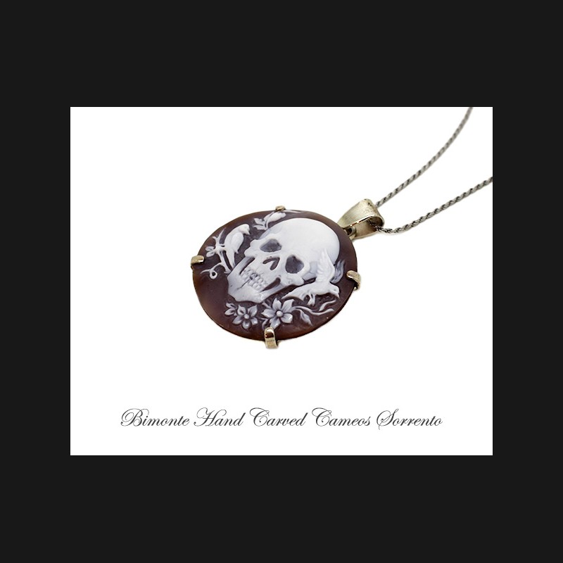 ''Memento Mori'' Cameo Necklace