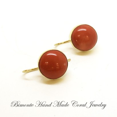 "Rondò" Red Coral Earrings