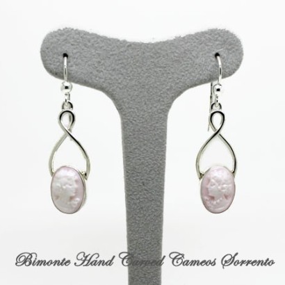 "Cocò" Pale Cameo Earrings