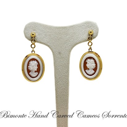 Traditional Cameo Earrings
