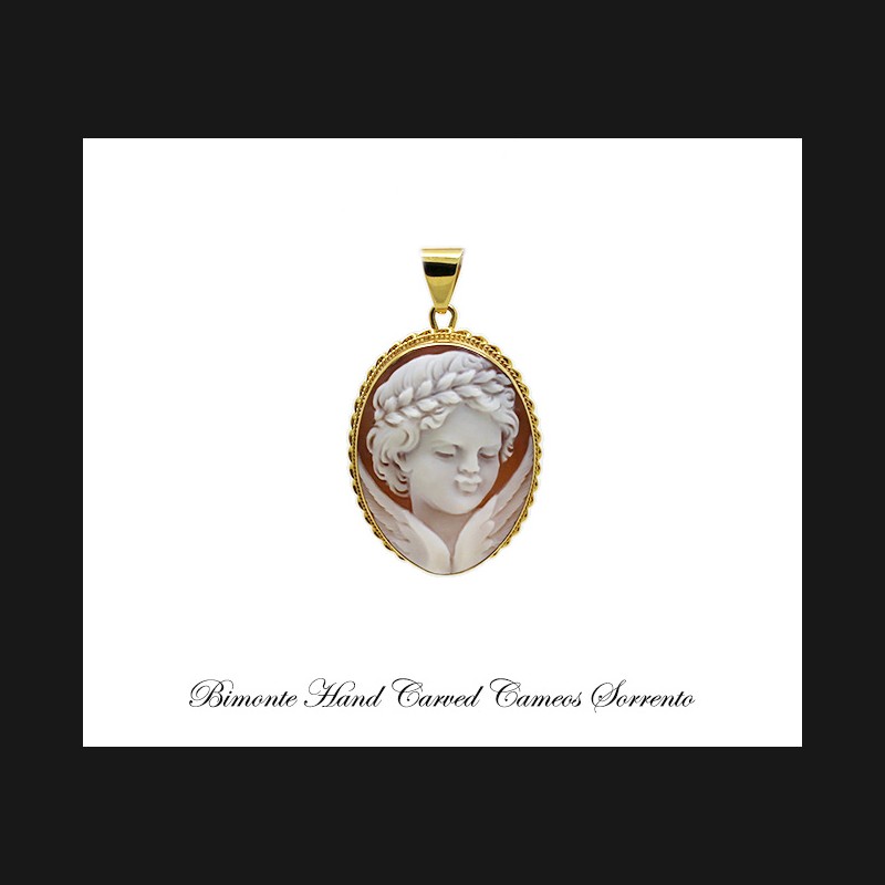 ''Guardian Angel'' Cameo Pendant