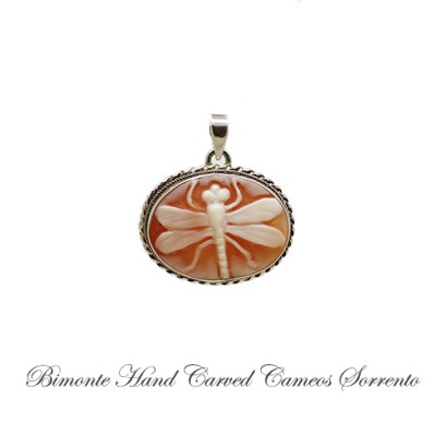 ''Dragonfly'' Cameo Pendant