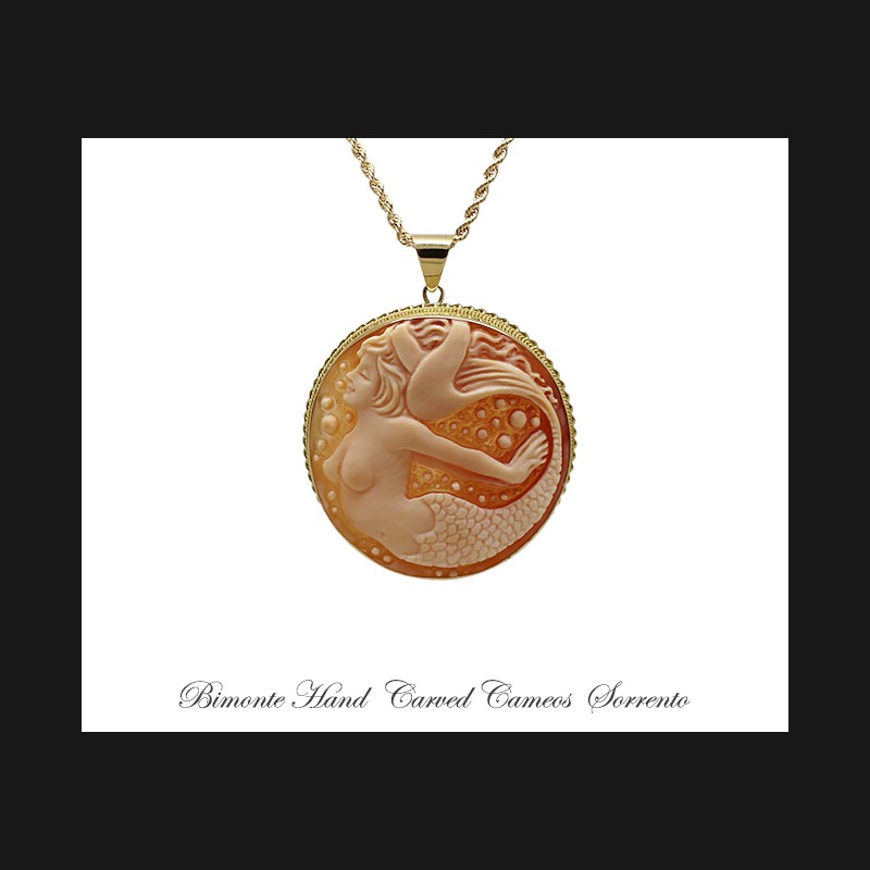 ''The Siren of Sorrento'' Cameo Necklace