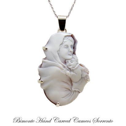 ''Madonna Of The Streets'' Cameo Necklace