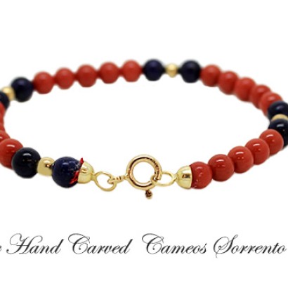 ''Navy'' Coral Bracelet